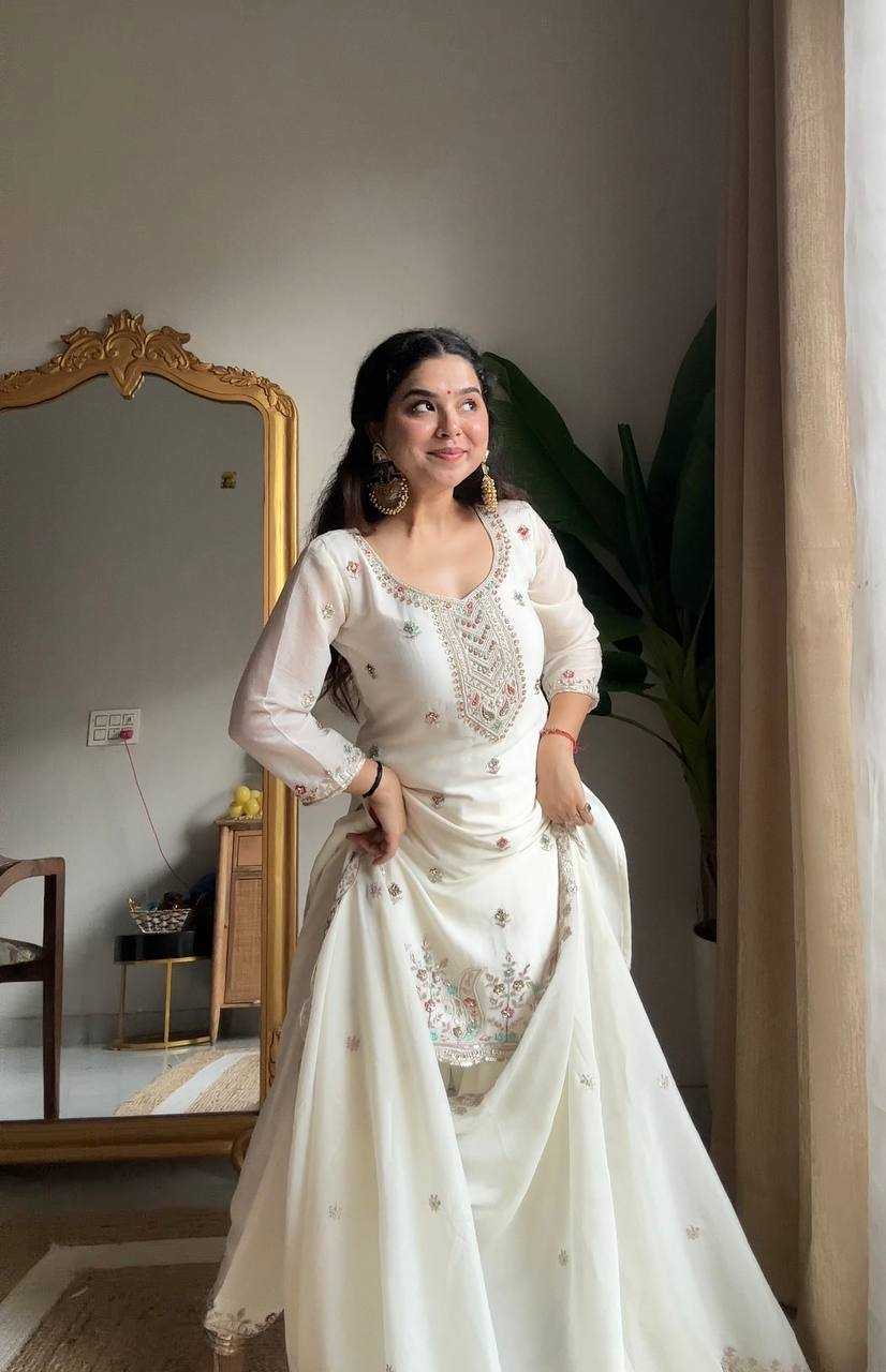 Chinon Embroidery Salwar Suit